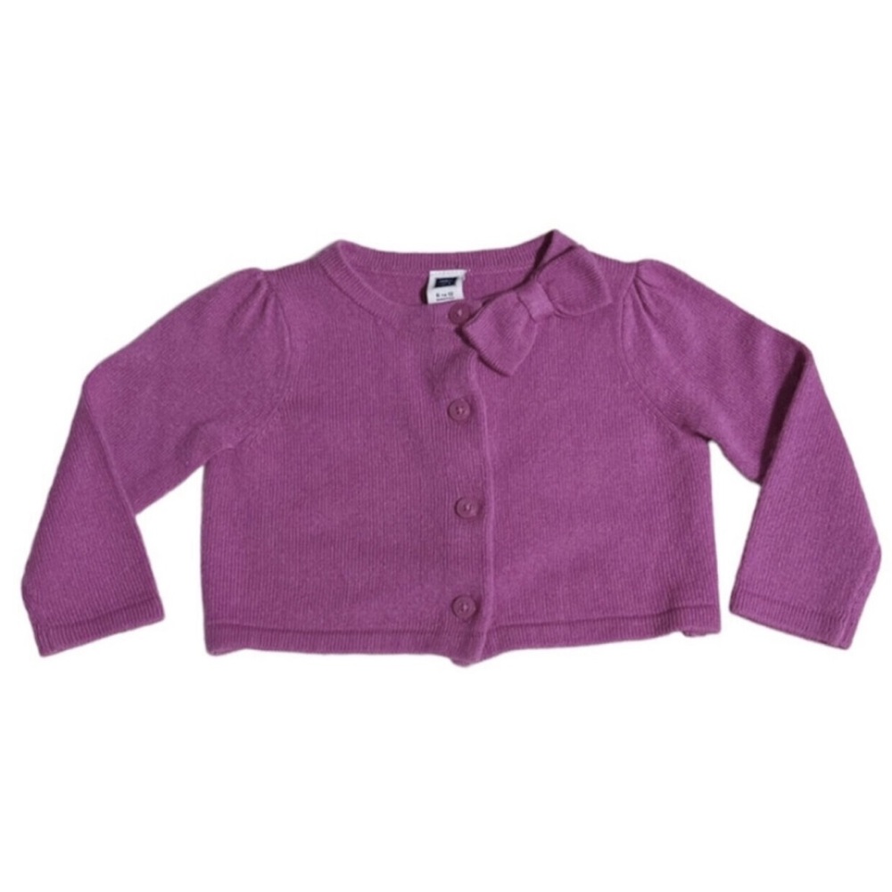 Janie and Jack soft bow cardigan 6-12m - Picture 1 of 6